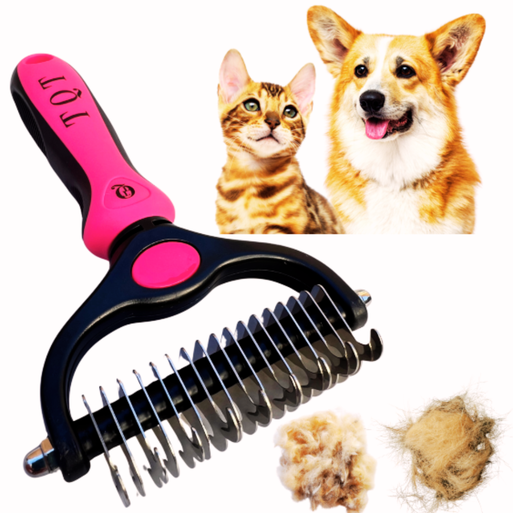 Pet Grooming Double Sided Rake Comb