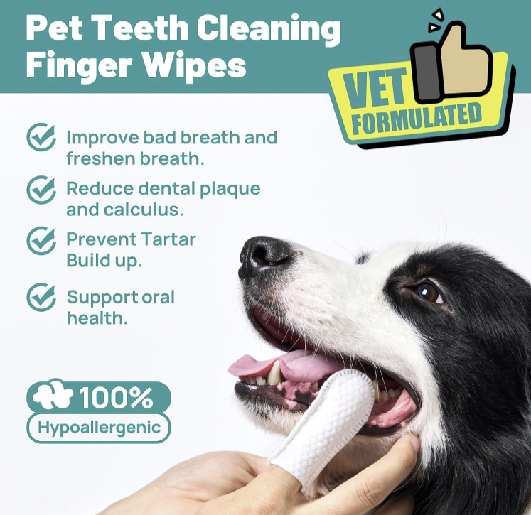 Pet Dental Care Wipes
