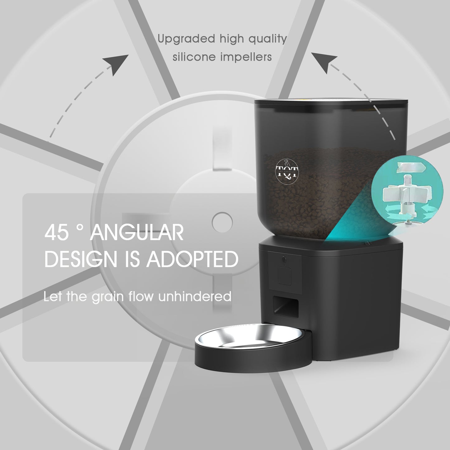 Scheduled Automatic Pet Food Dispenser