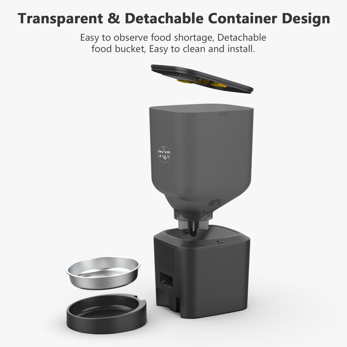 Scheduled Automatic Pet Food Dispenser
