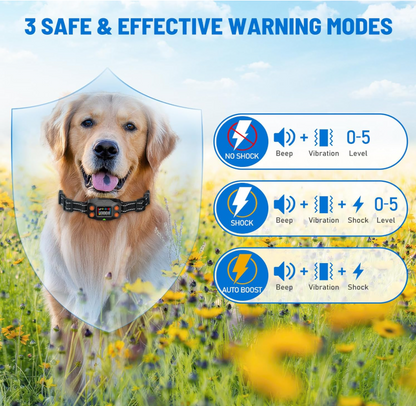TQT GPS Wireless Dog Fence, 3 Warning Modes, Radius 25-999 Yards, IPX7 Waterproof Collar, Electric Fence for Dogs, Pet Containment System, Outdoor Use, for Dogs Over 16 Lbs - F830